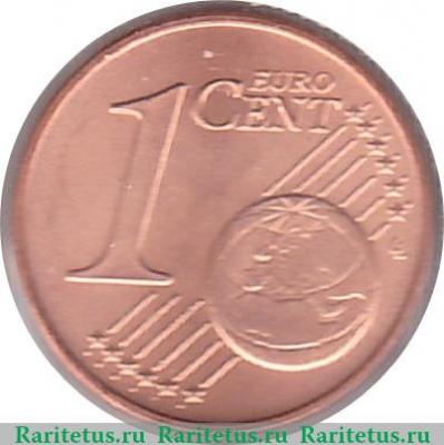 Реверс монеты 1 евроцент 2014-2019 годов   Латвия