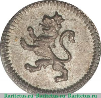 Реверс монеты ¼ реала 1796-1816 годов   Мексика