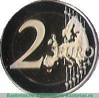 Реверс монеты 2 евро 2012 года   Монако