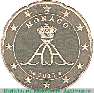 20 евроцентов 2009-2017 годов   Монако