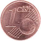 Реверс монеты 1 евроцент 2014-2019 годов   Нидерланды