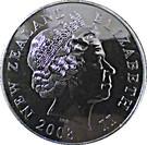 5 долларов 2008 года   Новая Зеландия