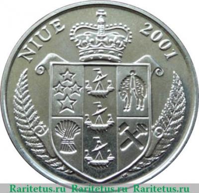 1 доллар 2001 года   Ниуэ