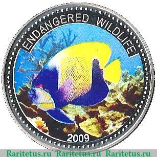 Реверс монеты 1 доллар 2009 года   Палау