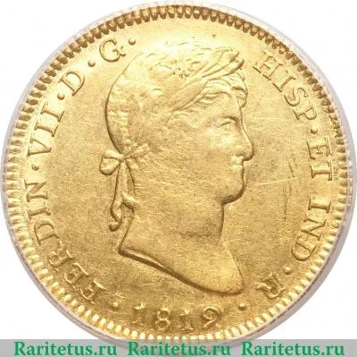 4 эскудо 1814-1821 годов   Перу