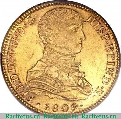 8 эскудо 1808-1811 годов   Перу