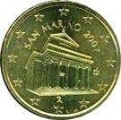 10 евроцентов 2002-2007 годов   Сан-Марино