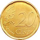 Реверс монеты 20 евроцентов 2008-2016 годов   Сан-Марино