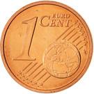 Реверс монеты 1 евроцент 2002-2016 годов   Сан-Марино