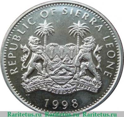 1 доллар 1998 года   Сьерра-Леоне
