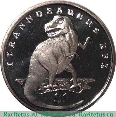 Реверс монеты 1 доллар 2006 года   Сьерра-Леоне