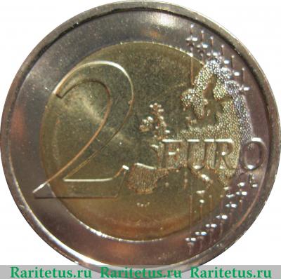 Реверс монеты 2 евро 2011 года   Словакия
