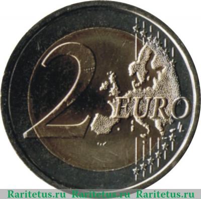 Реверс монеты 2 евро 2012 года   Словакия