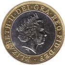 2 фунта 2002 года   Великобритания
