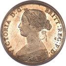 ½ пенни 1860-1873 годов   Великобритания