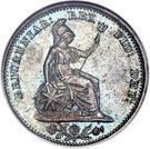 Реверс монеты ½ фартинга 1828-1830 годов   Великобритания