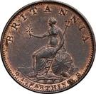 Реверс монеты 1 фартинг 1799 года   Великобритания