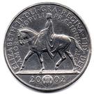 Реверс монеты 5 фунтов 2002 года   Великобритания