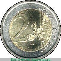 Реверс монеты 2 евро 2004 года   Ватикан