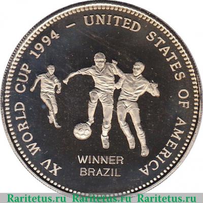 Реверс монеты 2000 квач 1994 года   Замбия