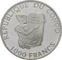 1000 франков 1997 года   Республика Конго