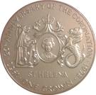 Реверс монеты 1 крона 1978 года   Остров Святой Елены