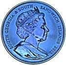 2 фунта 2013 года   Южная Георгия