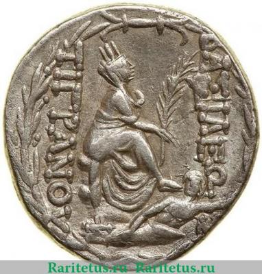 Реверс монеты тетрадрахма (tetradrachma) 95-56 до н. э. годов   Великая Армения
