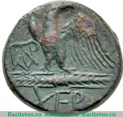 Реверс монеты тетрахалк 65-63 до н. э. годов   Херсонес