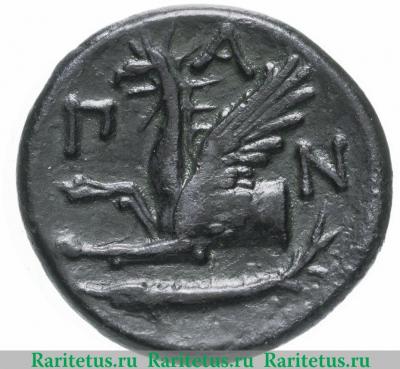Реверс монеты тетрахалк 314-310 до н. э. годов   Пантикапей