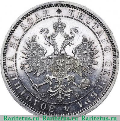 1 рубль 1861 года СПБ-ФБ 