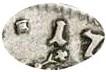 Деталь монеты 1 рубль 1727 года СПБ ромбики