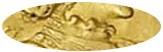Деталь монеты 1 червонец 1716 года  в меховом плаще