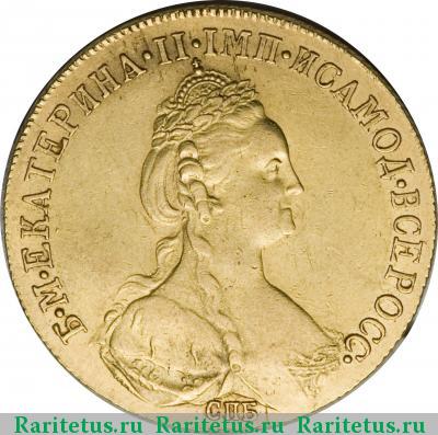 10 рублей 1778 года СПБ 