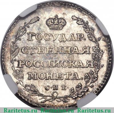 Реверс монеты полуполтинник 1804 года СПБ-ФГ 