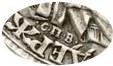 Деталь монеты 1 рубль 1724 года СПБ в наплечниках, точка