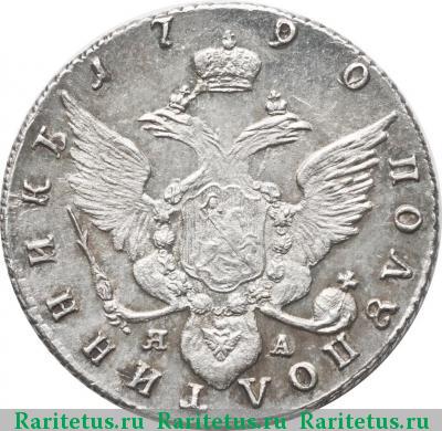 Реверс монеты полуполтинник 1790 года СПБ-ЯА 