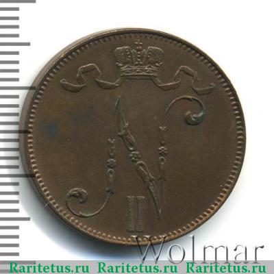 5 пенни (pennia) 1907 года  