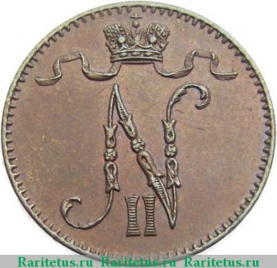 1 пенни (penni) 1895 года  