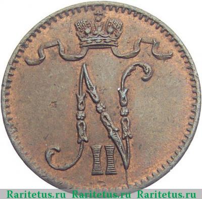 1 пенни (penni) 1901 года  
