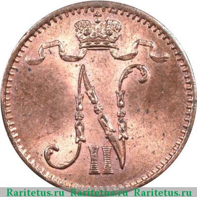 1 пенни (penni) 1902 года  