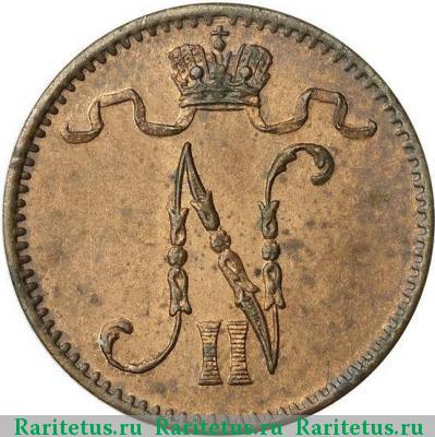 1 пенни (penni) 1904 года  