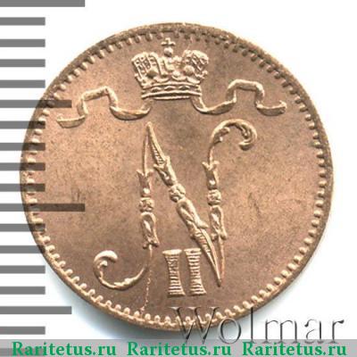 1 пенни (penni) 1907 года  