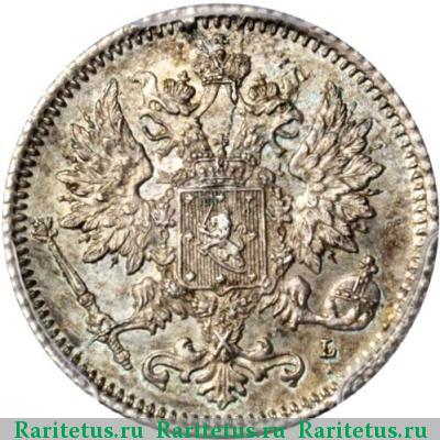 25 пенни (pennia) 1890 года L 