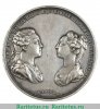 "Медаль на первое бракосочетание великого князя Павла Петровича." 1773 года, Российская Империя