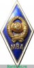 Знак «За окончание Московской ветеринарной академии (МВА). Тип 2», СССР