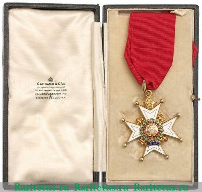 Орден Бани 1725 года, Великобритания