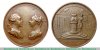 Настольная медаль «В память свадьбы Великого Князя Павла Петровича с принцессой Наталией Алексеевной 1773 года, Российская Империя