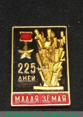 Знак «225 дней. Малая Земля. Медаль «Золотая Звезда»», СССР