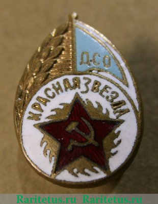 Членский знак ДСО «Красная звезда». Тип 1 1930 года, СССР